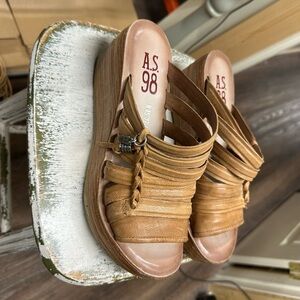 A.S.98 Nicolls wedge sandal